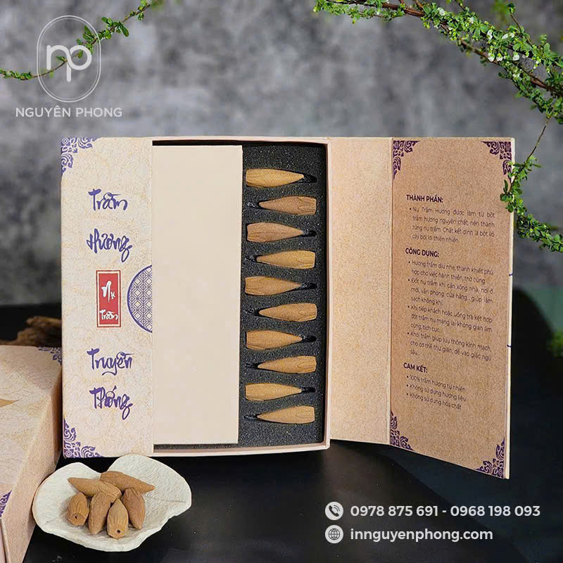 Hộp đựng nhang nụ cao cấp